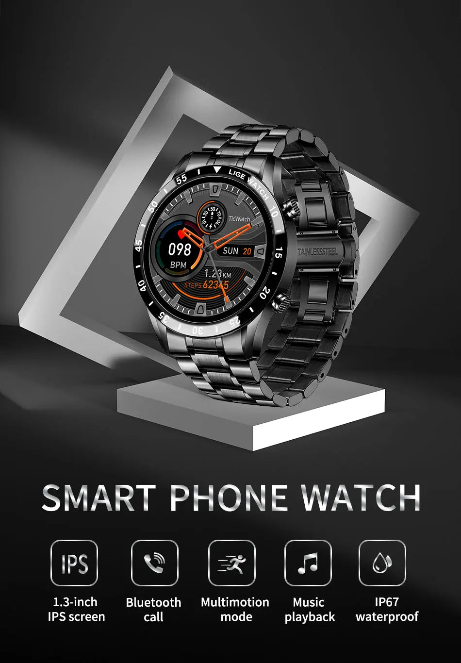 LIGE 2024 Smart Watch