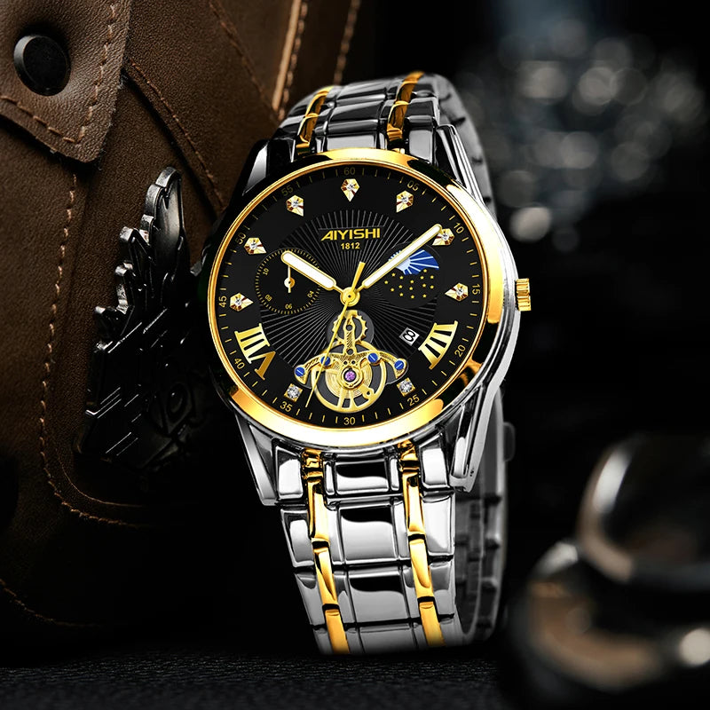 New Men's Watches Non-mechanical Steel